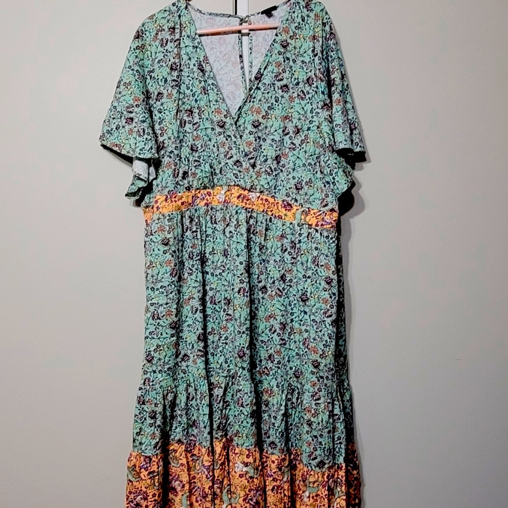 NWOT Torrid Mermaid Maxi Dress / size 5